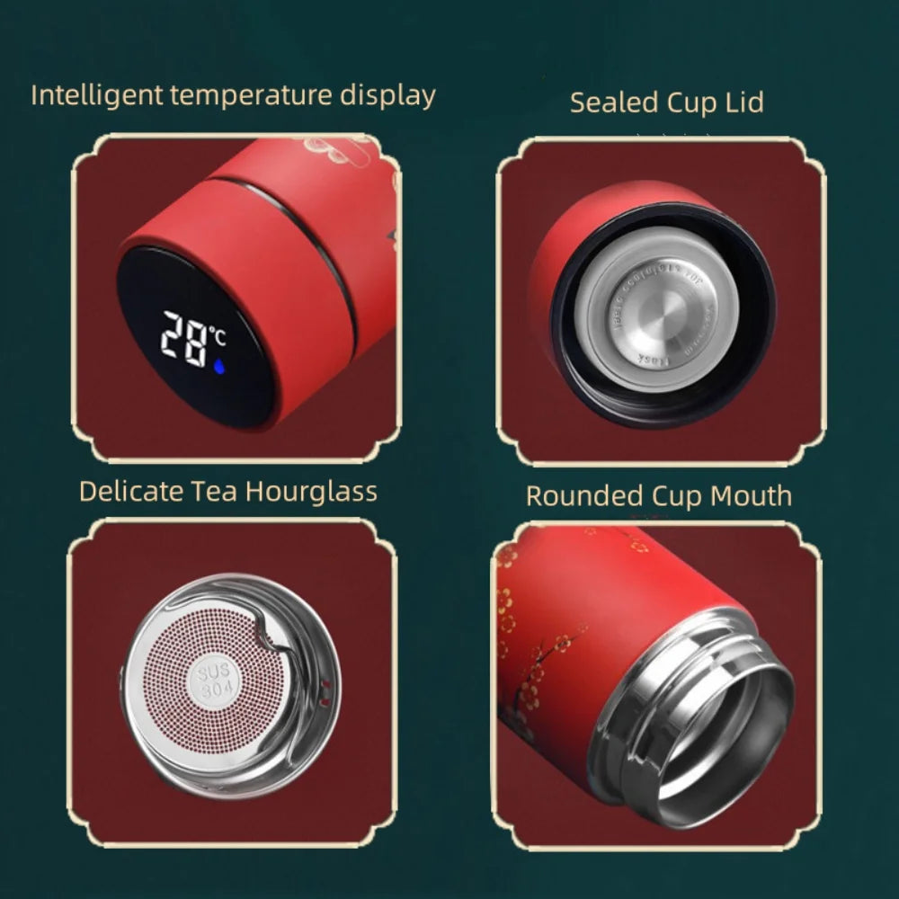 SmartSip™- Insulated Water Bottle + Temperature Display